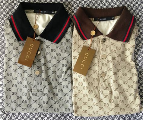 gucci polo t shirt replica|gucci shirt authentic.